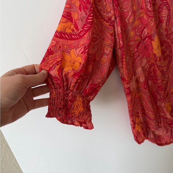 Evereve Paisley Boho Top - Picture 4 of 8